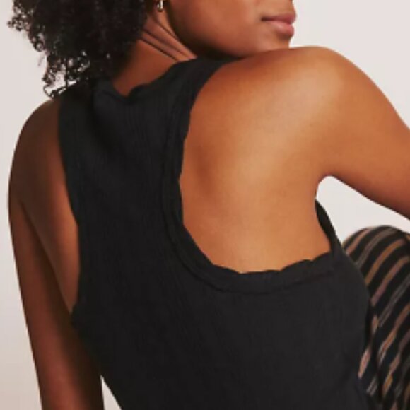 Brand New Women's Pilcro Sustainable Ribbed Tank - Picture 5 of 8